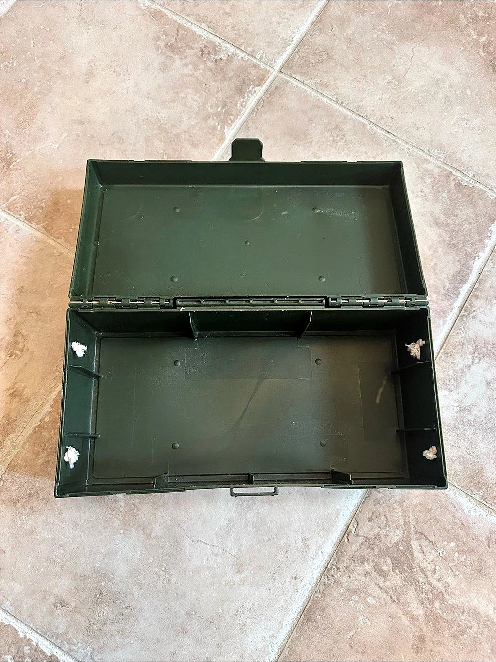 G.I. Joe Military Toy Action Figure Green Plastic Storage Box - Picture 2 of 9